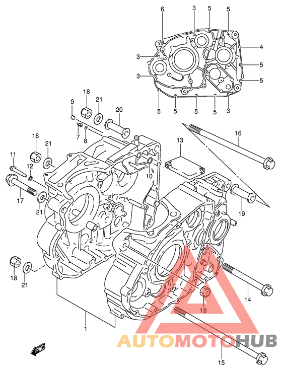 Картер двигателя
