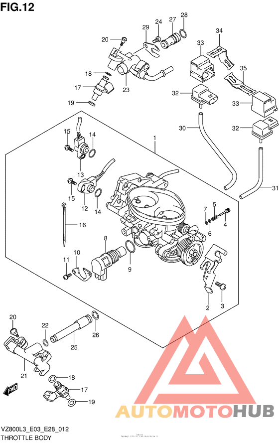 Throttle Body (Vz800L3 E28)