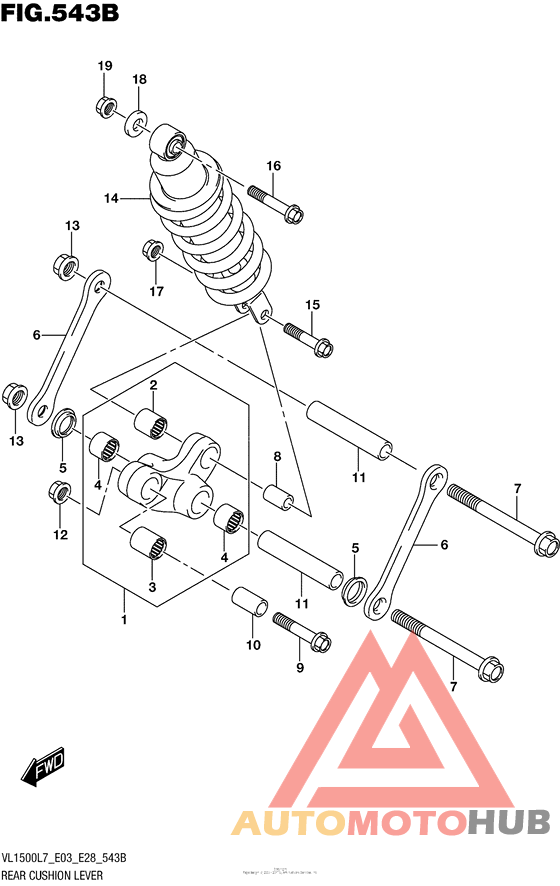 Rear Cushion Lever (Vl1500Bl7 E28)