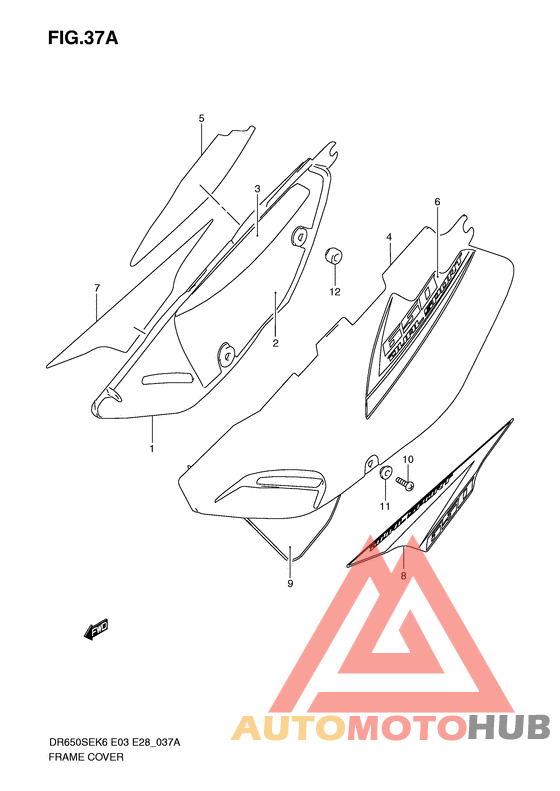 Обтекатель задний