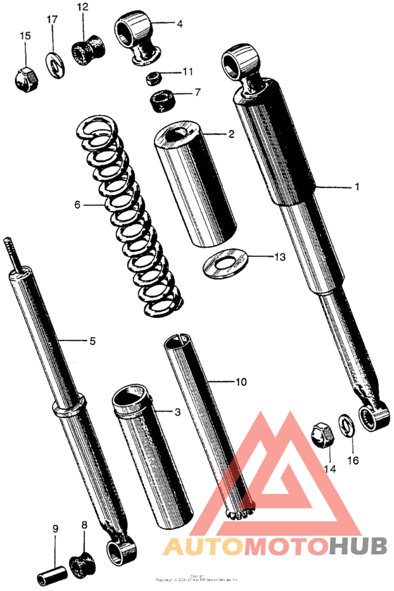 Задние амортизаторы