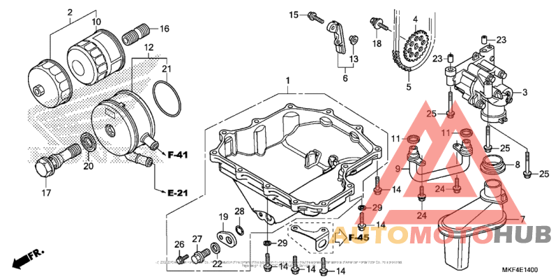 Oil Pan + Oil Pump