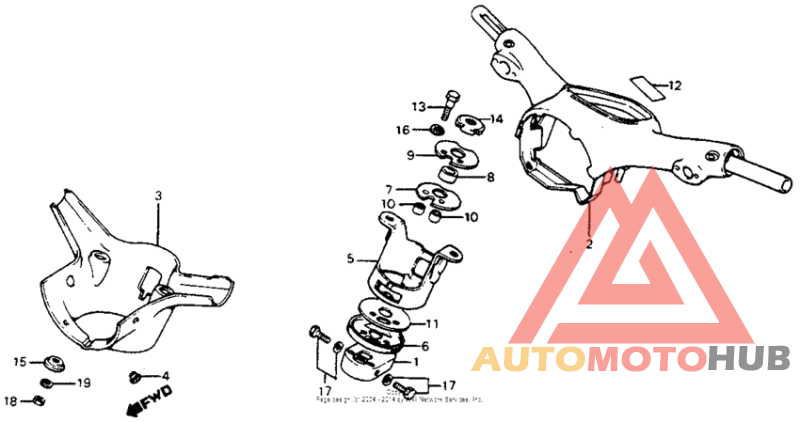 Handlebar + top bridge