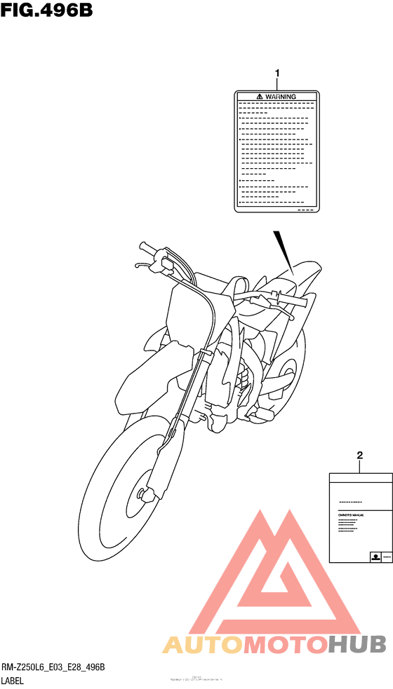 Label (Rm-Z250L6 E28)