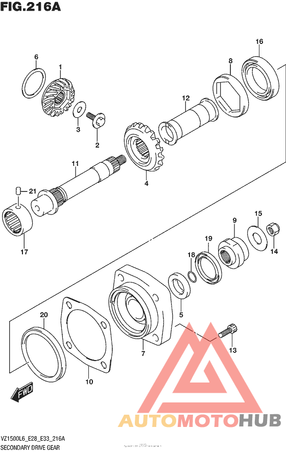 Secondary Drive Gear