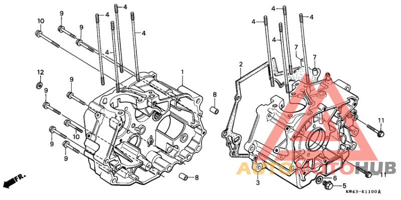 Картер двигателя