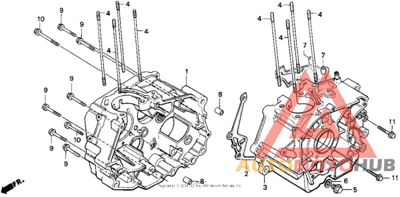 Картер двигателя