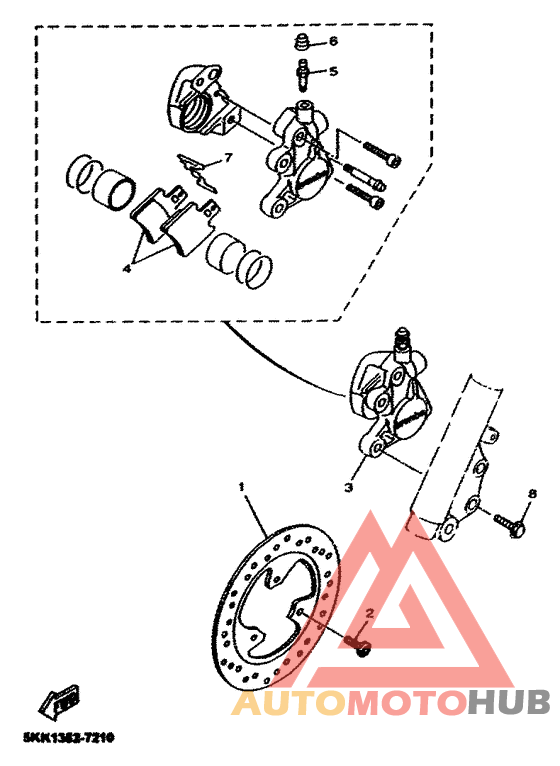 Передний суппорт