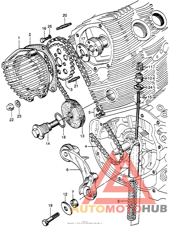 Cam chain + cam chain tensioner