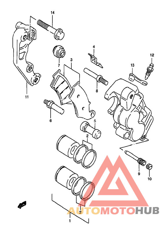 Передний суппорт