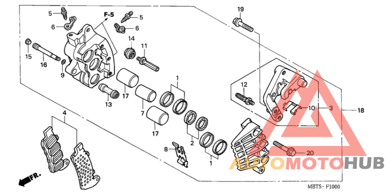 Передний суппорт