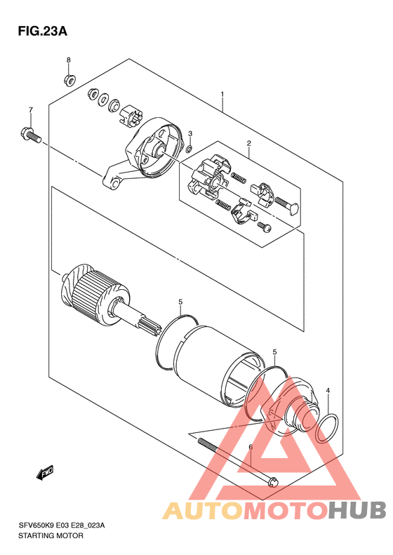 Стартерный мотор