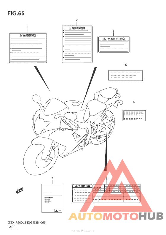 Label (Gsx-R600L2 E03)