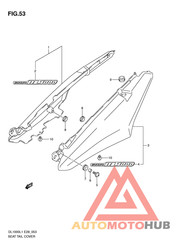 Обтекатель сидения