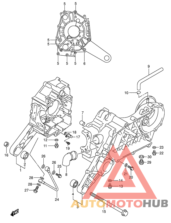 Картер двигателя