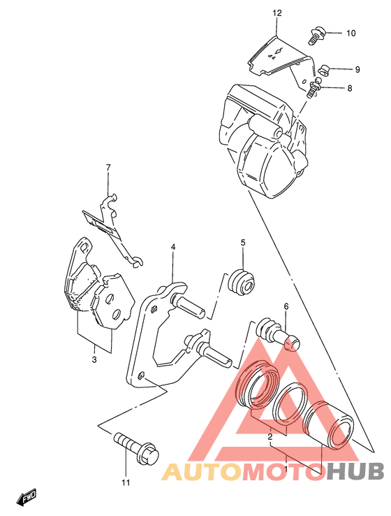 Передний суппорт