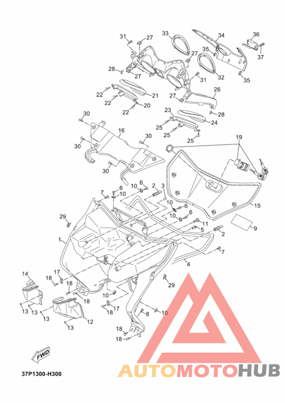 Щиток облицовочный