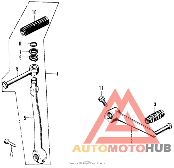 Change pedal + kick arm