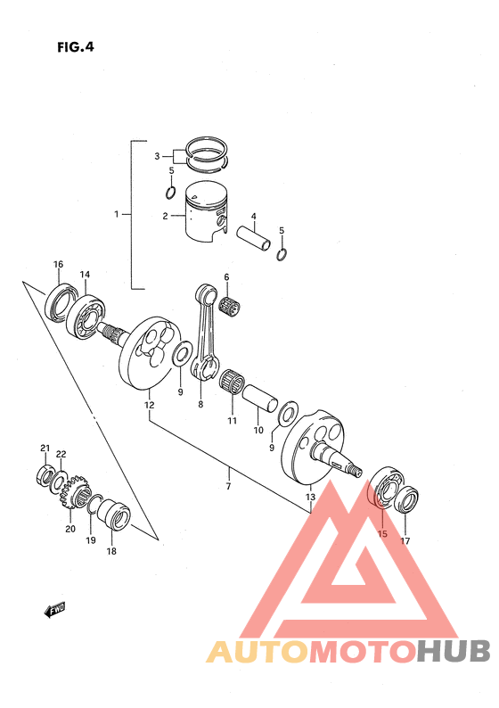 Вал коленчатый