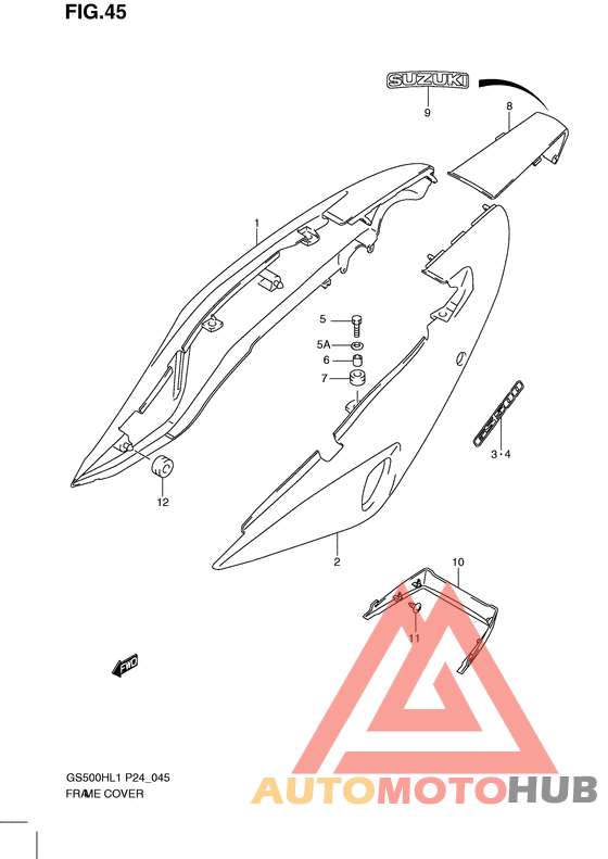 Обтекатель задний