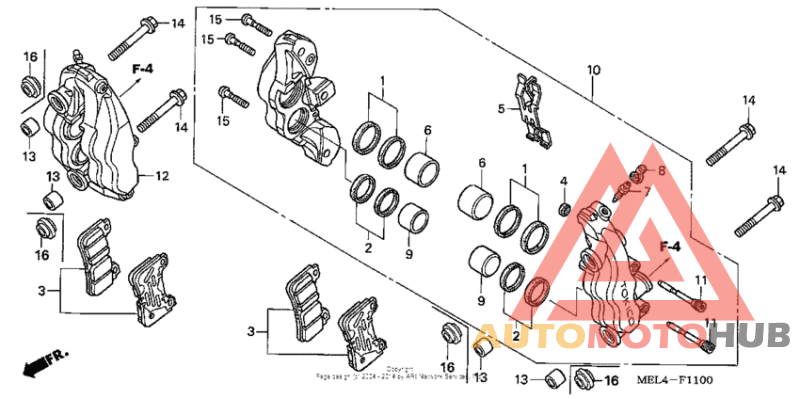 Передний суппорт