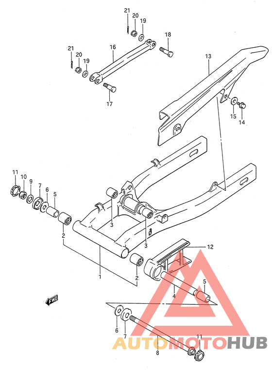 Маятник задний