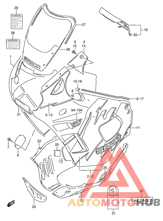 Cowling body