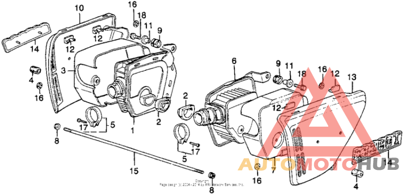 Air cleaner + side cover (1)