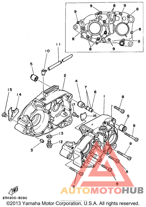 Картер двигателя