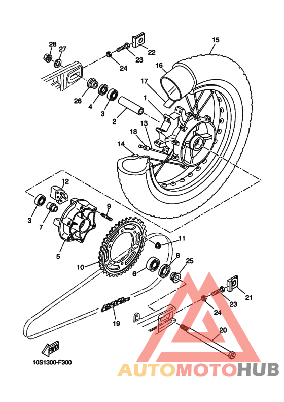 Переднее колесо