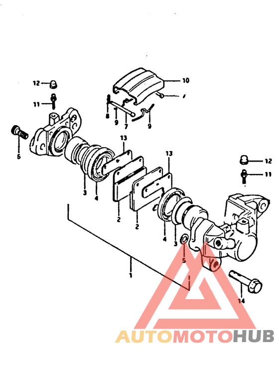 Задний суппорт