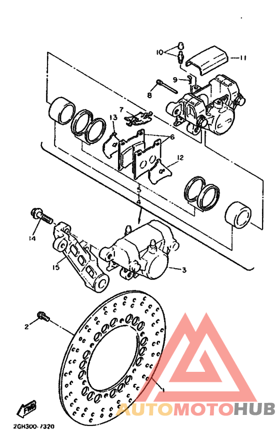 Задний суппорт