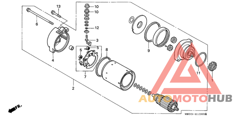 Стартерный мотор