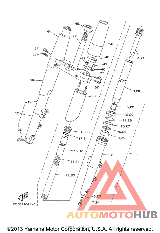 Передняя вилка