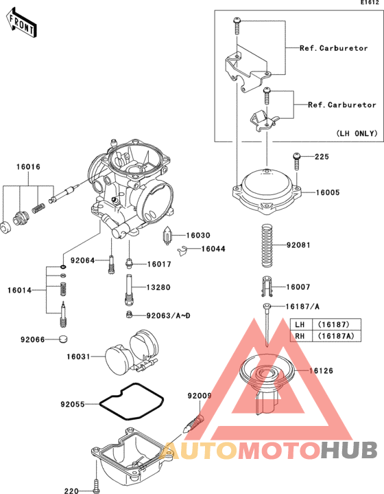 Карбюратор в разборе
