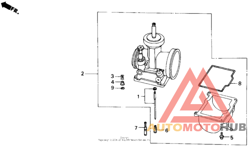 Carburetor o.p.kit 85-89