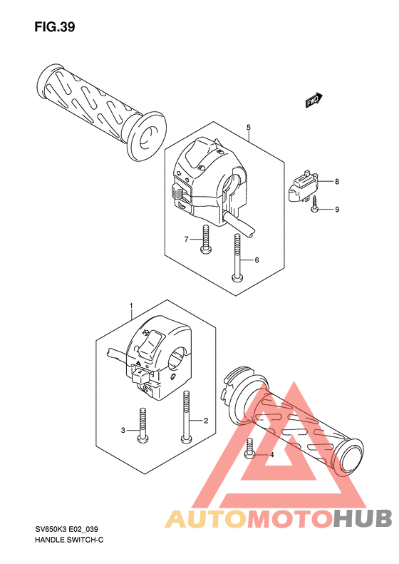 Рулевой переключатель