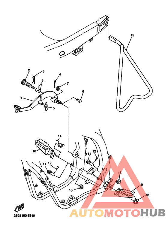 Support & repose pied