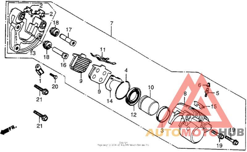 Передний суппорт