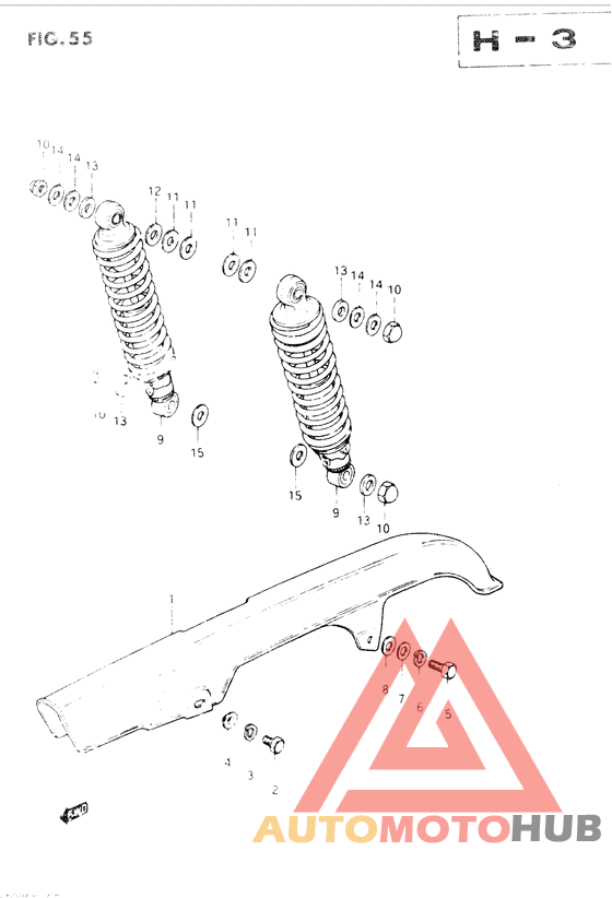 Chain case - shock absorber