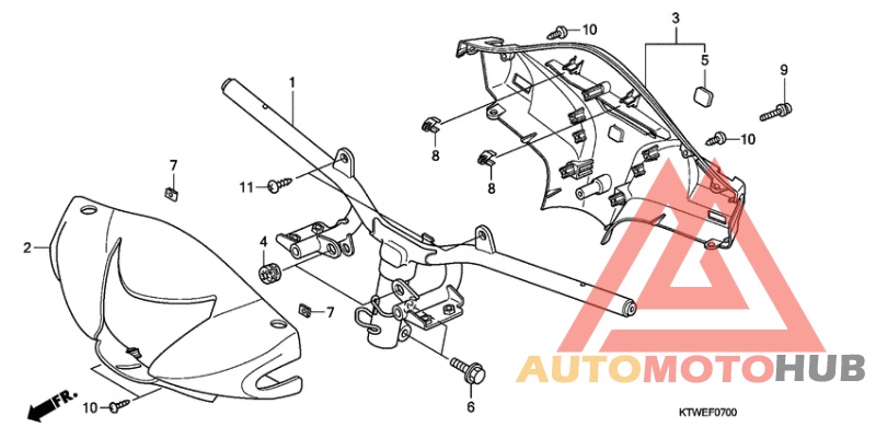 Handle pipe/handle cover