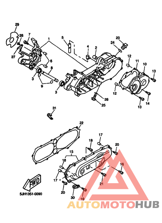Картер двигателя