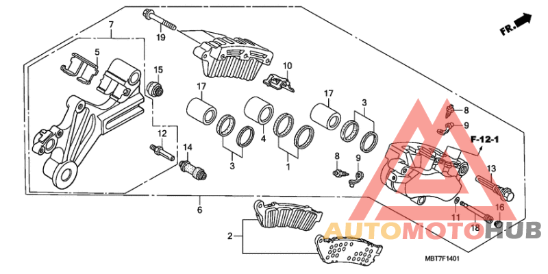 Задний суппорт