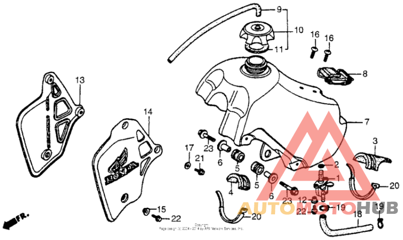 Fuel tank 84
