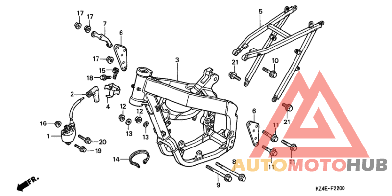 Frame body/ ignition coil
