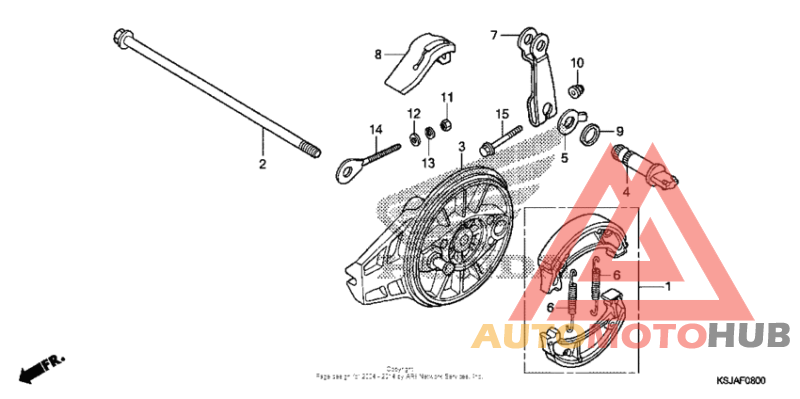 Задний тормоз