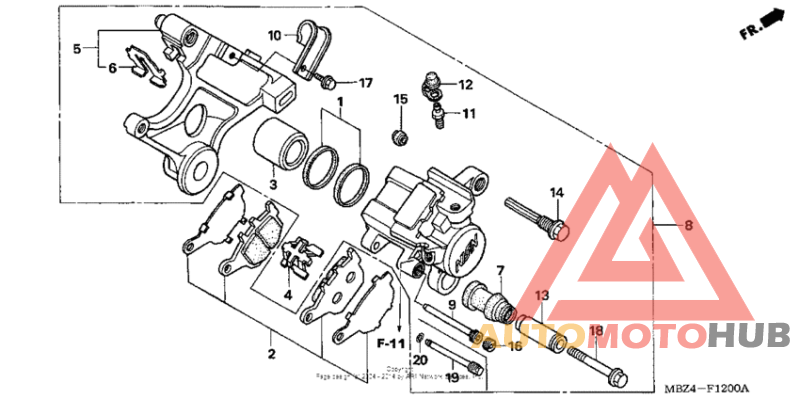 Задний суппорт