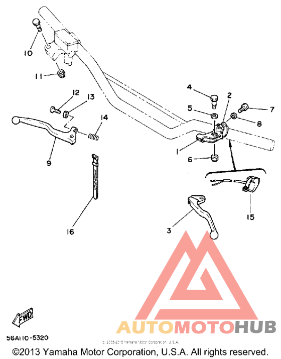 Handle switch - lever