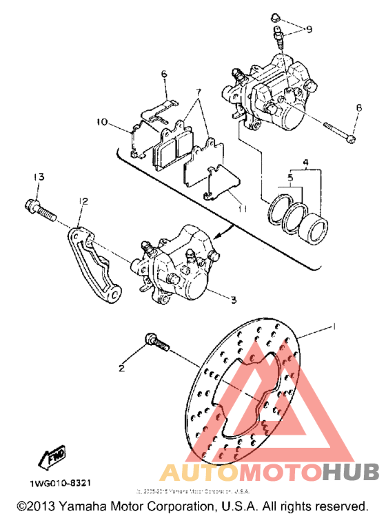 Задний суппорт