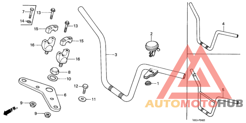 Handle pipe/top bridge